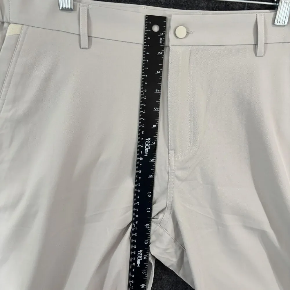 Jack Archer Jetsetter Pants Men's 38x32 Stone Khaki Microfiber Chino Casual